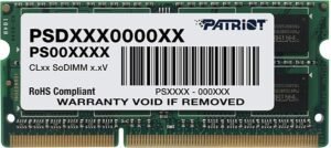 Memoria Ram Laptop DDR3 4GB 1333Mhz Patriot