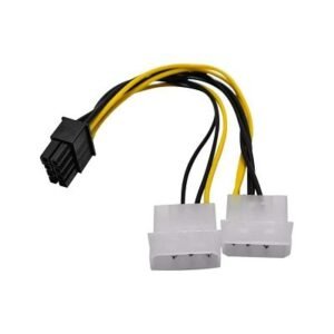 Cable De Poder Pci-Express 8 Pines a 2 Molex 4 Pines