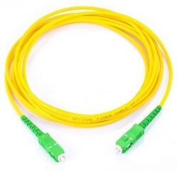 Cable Fibra Óptica 1 Metro Amarillo - Usado
