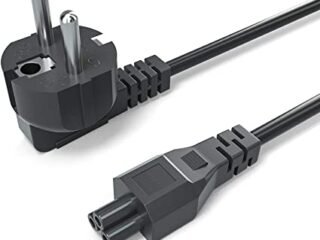 Cable de alimentación Negro 1M Cable para Mac PC Laptop