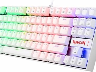 Teclado Mecanico Gamer Rgb Redragon Kumara Blanco Tenkeyless - Inglés