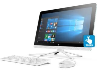 All In One Hp Touch De 24 Pulgadas, Amd A6-7310, 250gb Ssd, 8gb Ram, Blanco